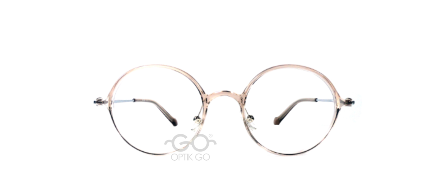 Retro Titanium 6105 / C4 Brown Clear Glossy